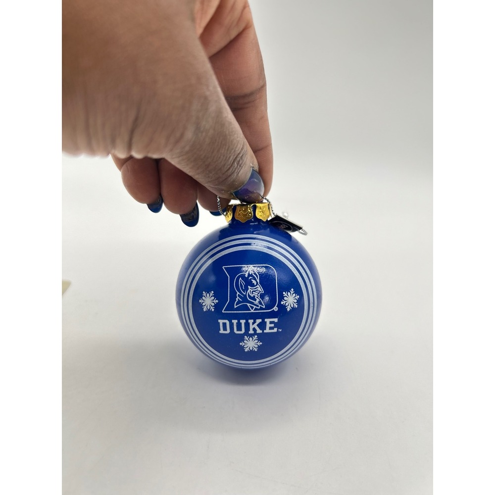 NEW‎ Duke Blue Devils NCAA Glass Ball Ornament Forever Collectibles